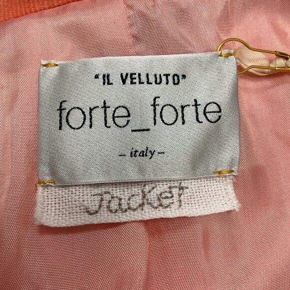 forte_forte Pamplemousse 2024 Matte Corduroy Jacket and Chino Pants Suit Set - Picture 4 of 7